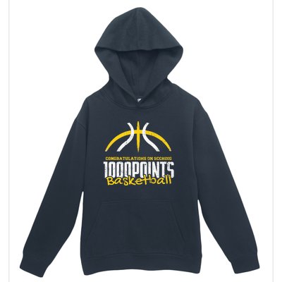 1000 Points Basketball Scorer High School Basketball Player Urban Pullover Hoodie