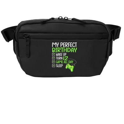 12th Perfect Birthday Boys Gaming 12 Years Old Gifts Gamer Crossbody Pack