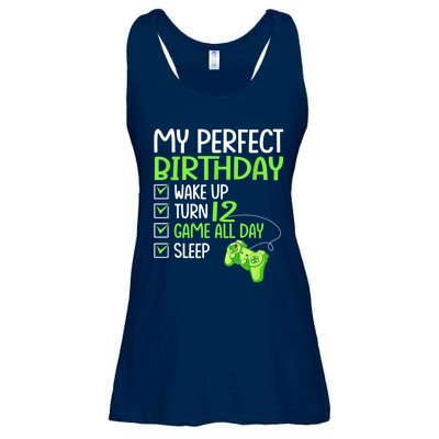 12th Perfect Birthday Boys Gaming 12 Years Old Gifts Gamer Ladies Essential Flowy Tank