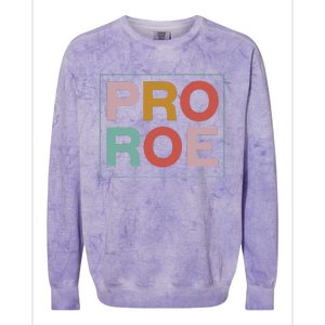 1973 P.R.O C.H.O.I.C.E Feminist Colorblast Crewneck Sweatshirt