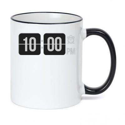 10:00 Pm Clock 11oz Black Color Changing Mug