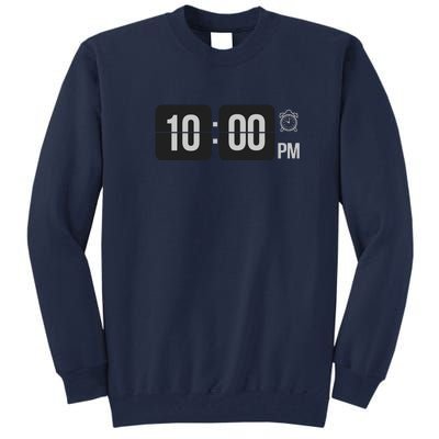 10:00 Pm Clock Tall Sweatshirt