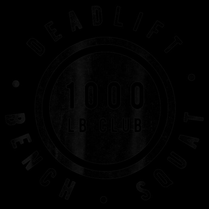 1,000 Pound Club Bench Squad Deadlift Powerlifter Goal Drawstring Bag