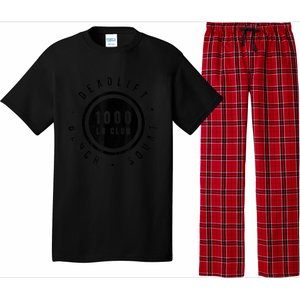 1,000 Pound Club Bench Squad Deadlift Powerlifter Goal Pajama Set