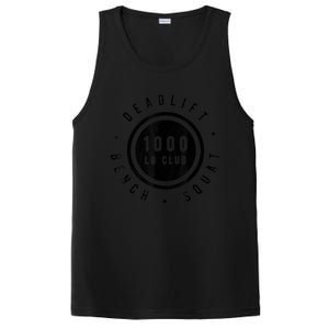 1,000 Pound Club Bench Squad Deadlift Powerlifter Goal PosiCharge Competitor Tank