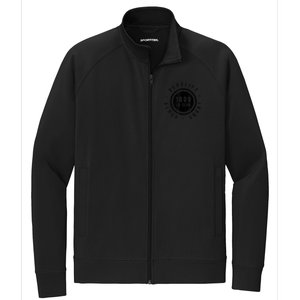 1,000 Pound Club Bench Squad Deadlift Powerlifter Goal Stretch Full-Zip Cadet Jacket