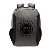 1,000 Pound Club Bench Squad Deadlift Powerlifter Goal Vector Backpack