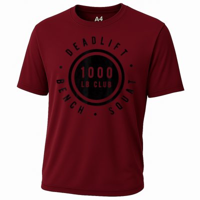 1,000 Pound Club Bench Squad Deadlift Powerlifter Goal Performance Shirt