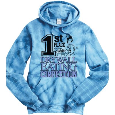 1st Place Drywall Eating Competition Tie Dye Hoodie