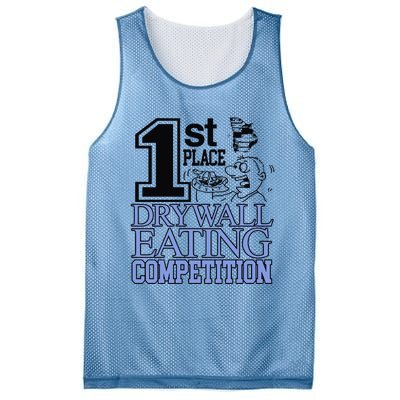 1st Place Drywall Eating Competition Mesh Reversible Basketball Jersey Tank