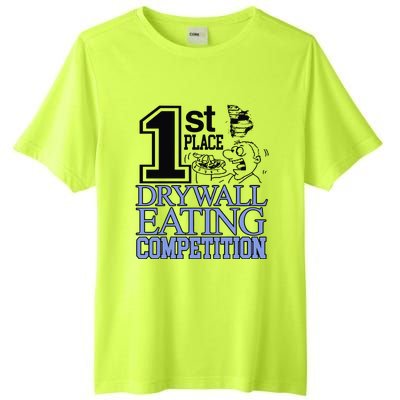 1st Place Drywall Eating Competition Tall Fusion ChromaSoft Performance T-Shirt