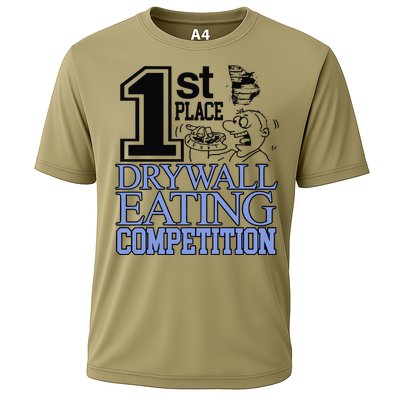 1st Place Drywall Eating Competition Cooling Performance Crew T-Shirt