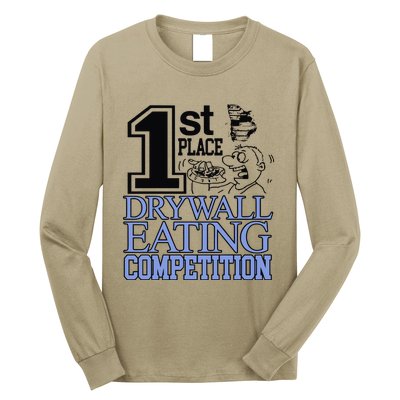 1st Place Drywall Eating Competition Long Sleeve Shirt