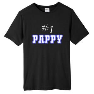 #1 Pappy Fathers Day Present Daddy Pa American Dad Cute Gift Tall Fusion ChromaSoft Performance T-Shirt