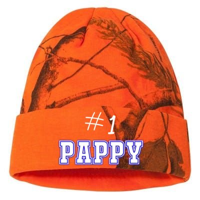 #1 Pappy Fathers Day Present Daddy Pa American Dad Cute Gift Kati Licensed 12" Camo Beanie