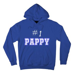 #1 Pappy Fathers Day Present Daddy Pa American Dad Cute Gift Hoodie