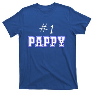 #1 Pappy Fathers Day Present Daddy Pa American Dad Cute Gift T-Shirt