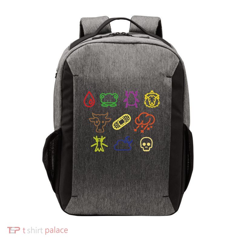 10 Plagues Funny Passover Vector Backpack