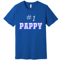 #1 Pappy Fathers Day Present Daddy Pa American Dad Gift Premium T-Shirt