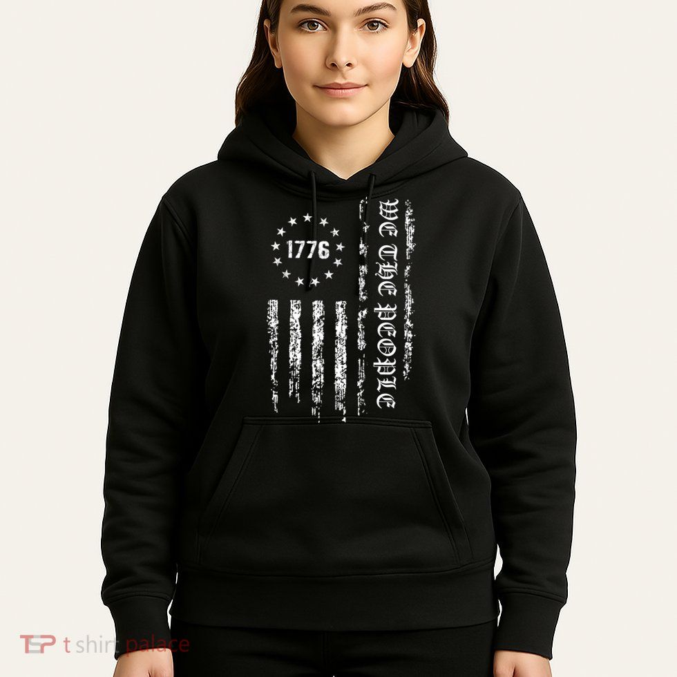 1776 Patriotic Grunge Hoodie