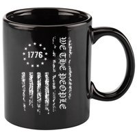 1776 Patriotic Grunge 11oz C Handle Ceramic Mug