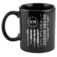 1776 Patriotic Grunge 11oz C Handle Ceramic Mug