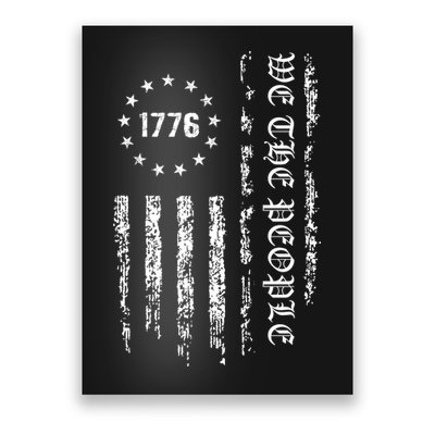 1776 Patriotic Grunge Poster