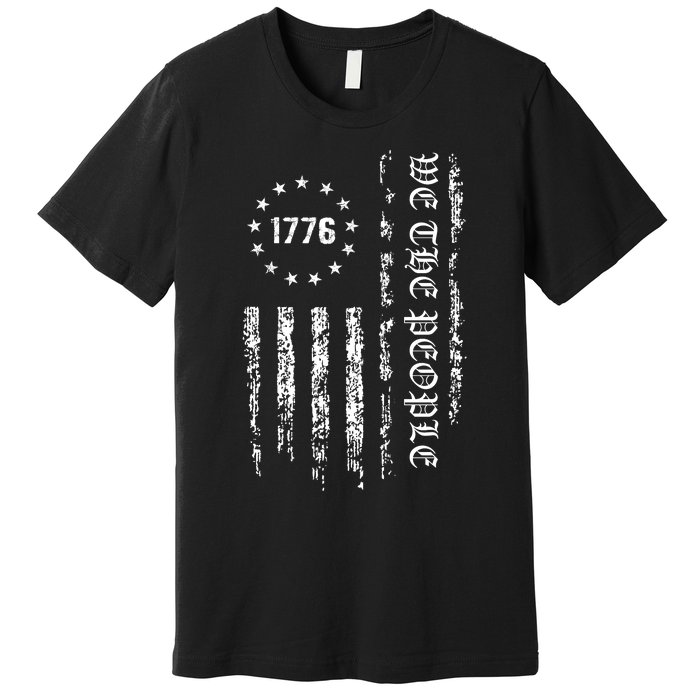 1776 Patriotic Grunge Premium T-Shirt