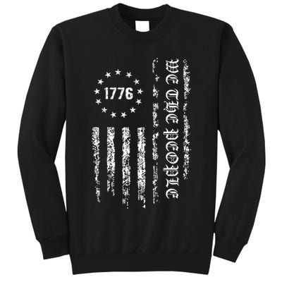 1776 Patriotic Grunge Tall Sweatshirt
