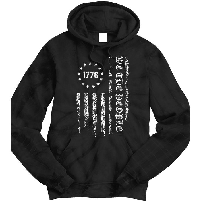 1776 Patriotic Grunge Tie Dye Hoodie