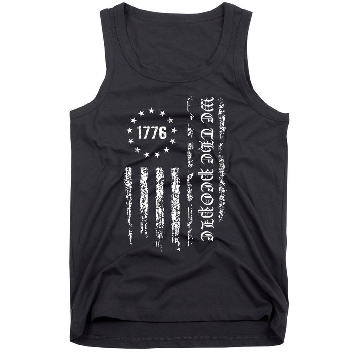 1776 Patriotic Grunge Tank Top