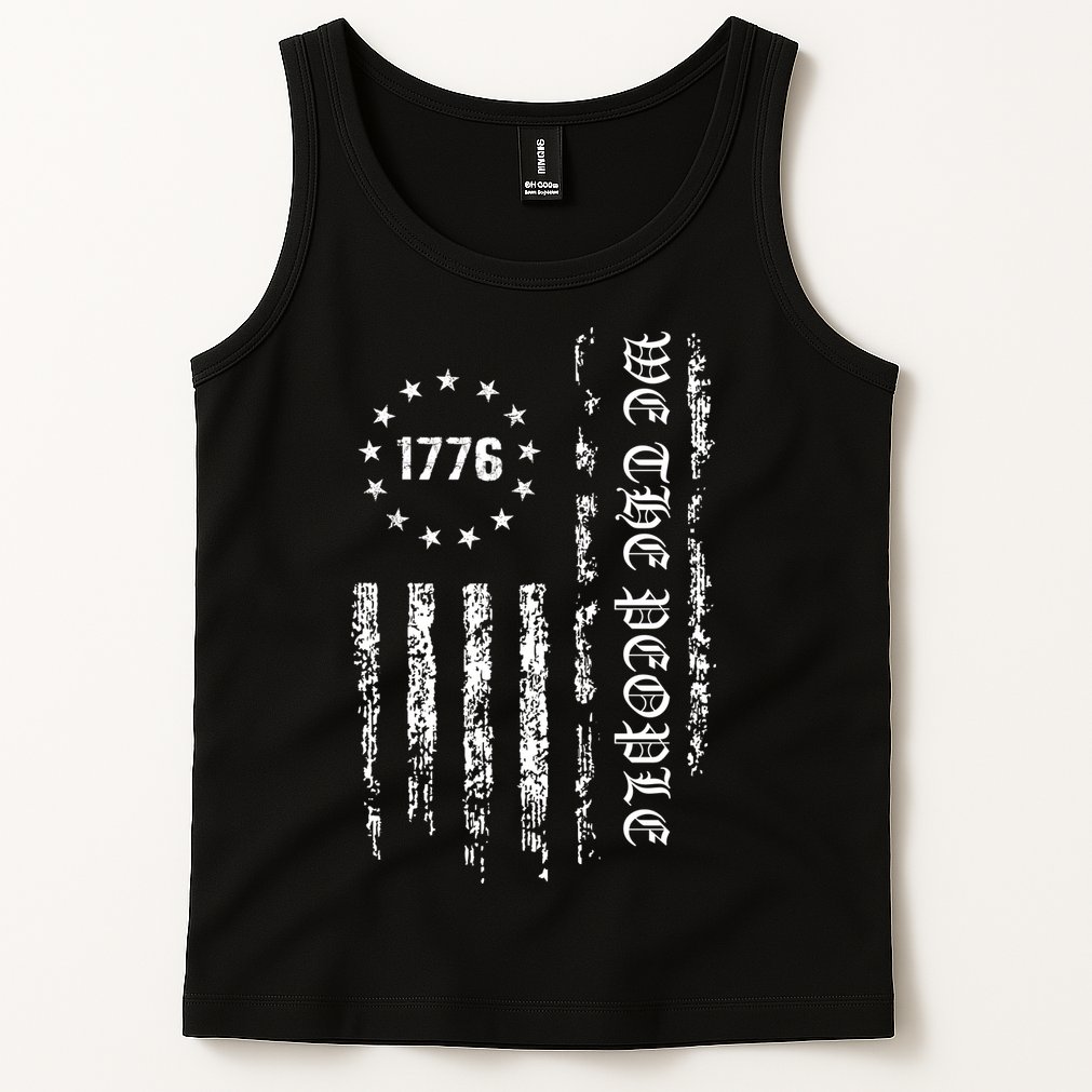 1776 Patriotic Grunge Tank Top