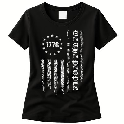 1776 Patriotic Grunge Womens T-Shirt