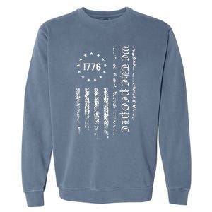 1776 Patriotic Grunge Garment-Dyed Sweatshirt