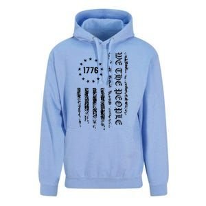 1776 Patriotic Grunge Unisex Surf Hoodie