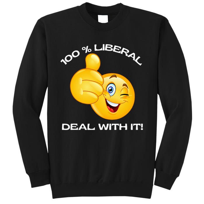 100 Percent Liberal Proud Voter Reelect Biden Sweatshirt