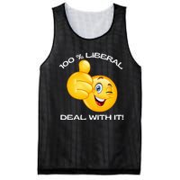 100 Percent Liberal Proud Voter Reelect Biden Mesh Reversible Basketball Jersey Tank