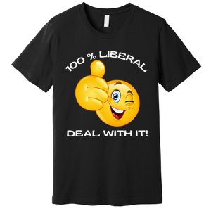 100 Percent Liberal Proud Voter Reelect Biden Premium T-Shirt