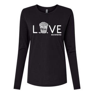 1983 Popcorn Love Womens Cotton Relaxed Long Sleeve T-Shirt