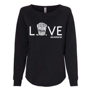 1983 Popcorn Love Womens California Wash Sweatshirt