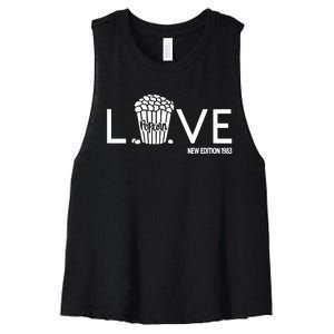 1983 Popcorn Love Women's Racerback Cropped Tank