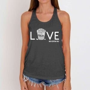 1983 Popcorn Love Women's Knotted Racerback Tank