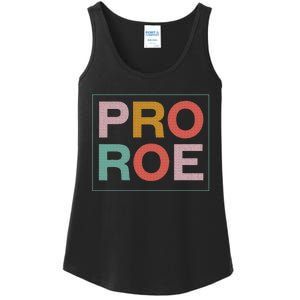 1973 P.R.O R.O.E P.R.O C.H.O.I.C.E Feminist Ladies Essential Tank