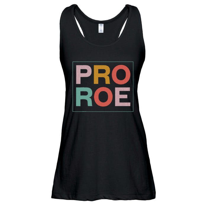 1973 P.R.O R.O.E P.R.O C.H.O.I.C.E Feminist Ladies Essential Flowy Tank