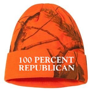 100 Percent Republican Conservative Gifts Kati Licensed 12" Camo Beanie