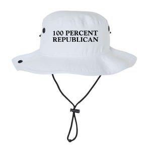 100 Percent Republican Conservative Gifts Legacy Cool Fit Booney Bucket Hat