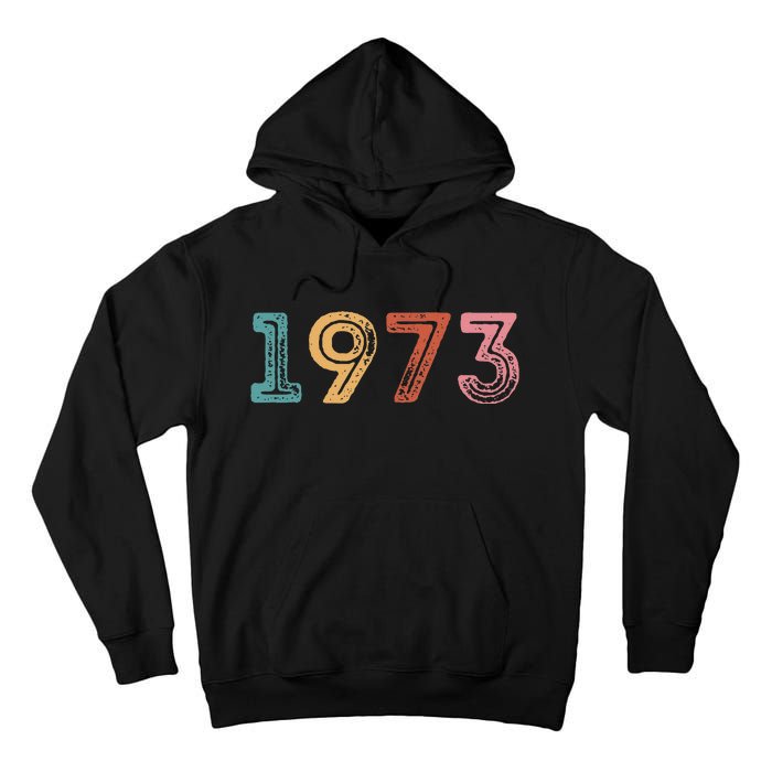 1973 Pro Roe Pro Vintage Choice Women Rights Feminist Tall Hoodie