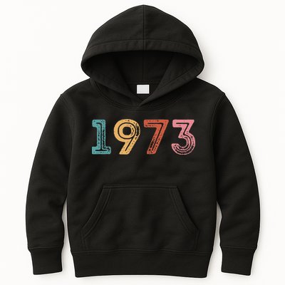 1973 Pro Roe Pro Vintage Choice Women Rights Feminist Kids Hoodie