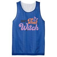 100 Percent That Witch Hat Groovy Halloween Costumes Meaningful Gift Mesh Reversible Basketball Jersey Tank