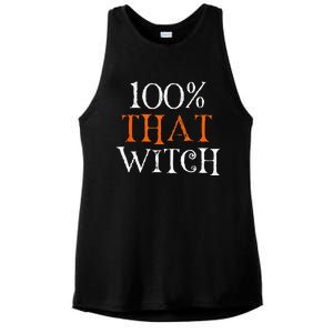 100 Percent That Witch Ladies PosiCharge Tri-Blend Wicking Tank